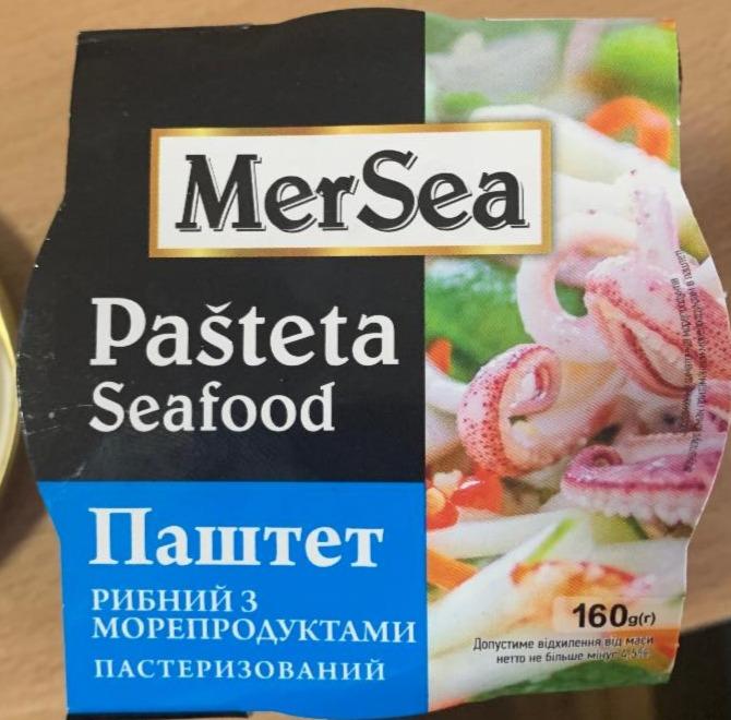 Фото - Паштет рыбный с морепродуктами пастеризованный MerSea
