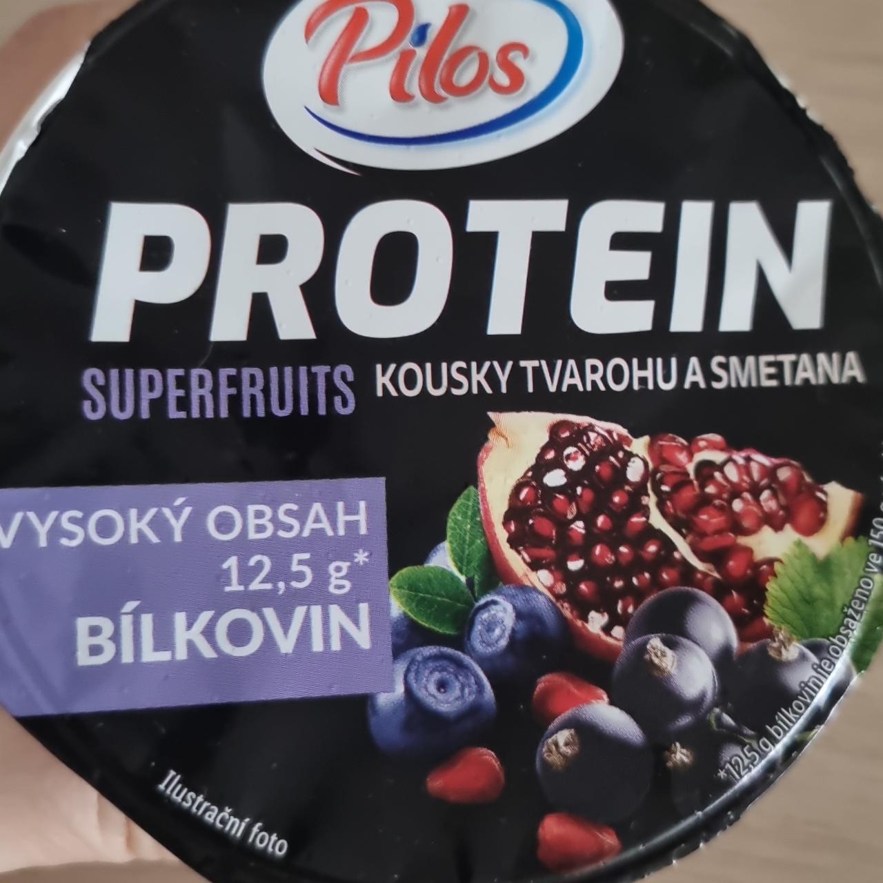 Фото - Protein Superfruits kousky tvarohu a smetana Pilos