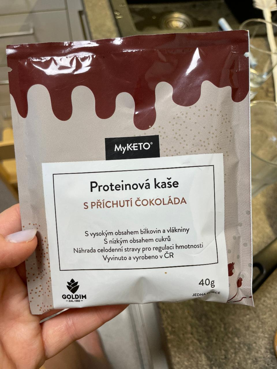 Фото - протеиновая каша шоколадная MyKeto