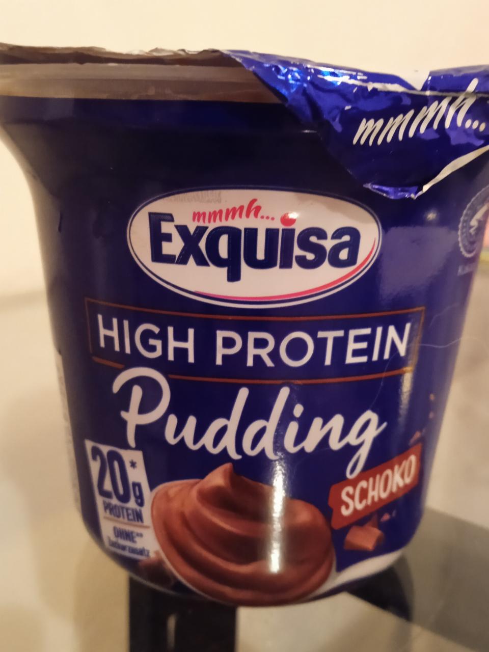 Фото - протеиновый пудинг с шоколадом Exquisa