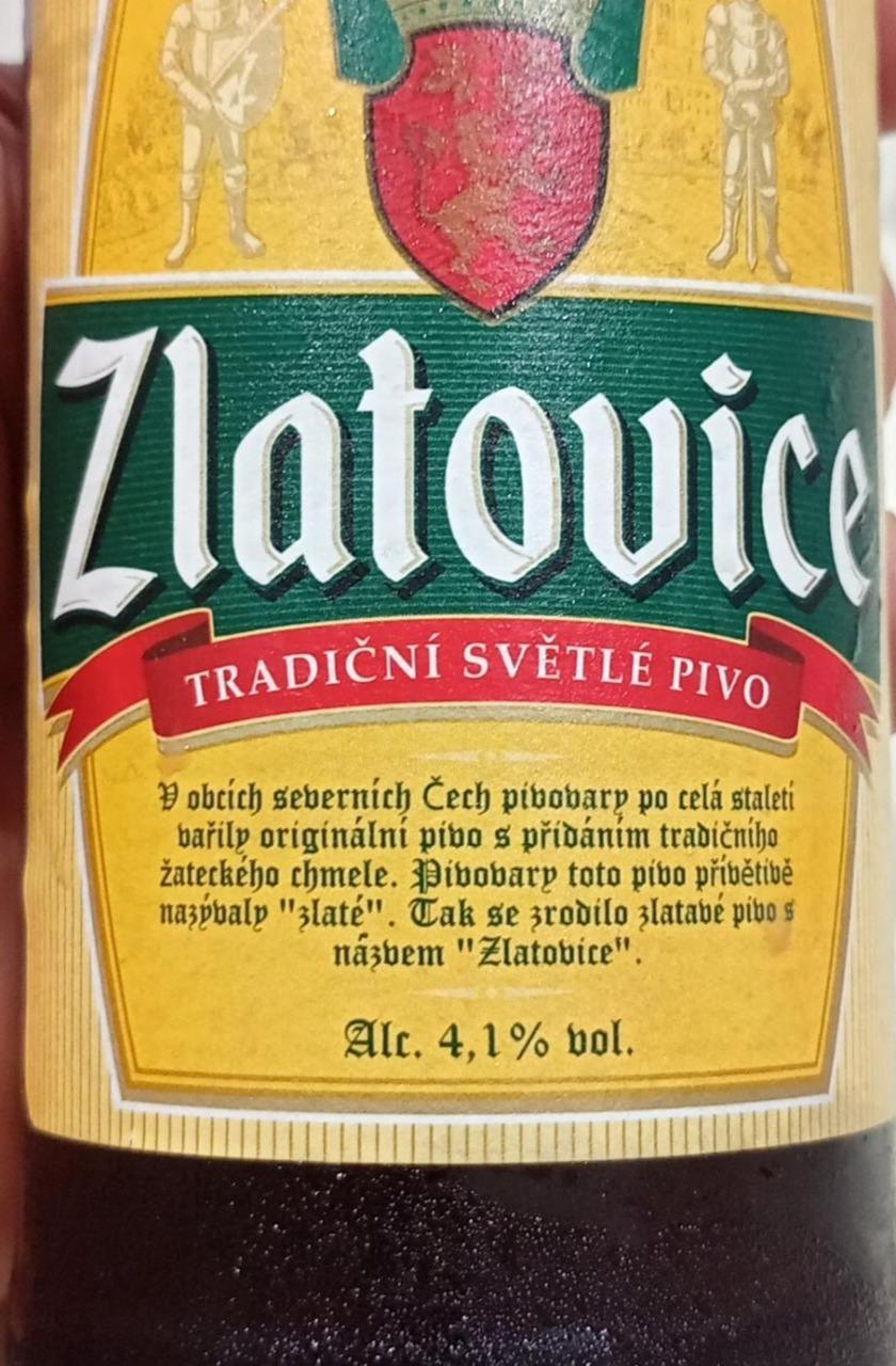 Фото - пиво традиционное светлое Zlatovice