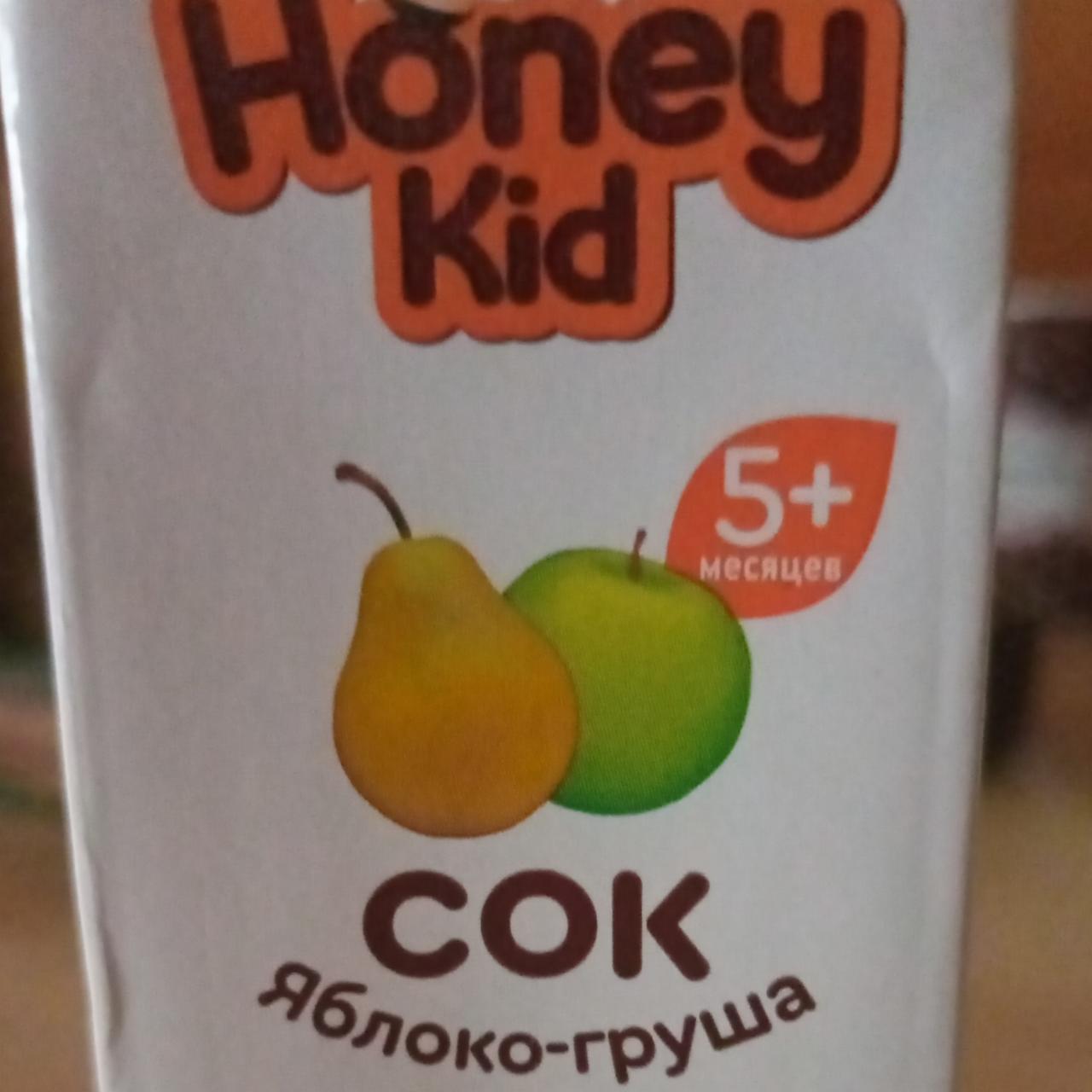 Фото - сок яблоко-груша Honey kid