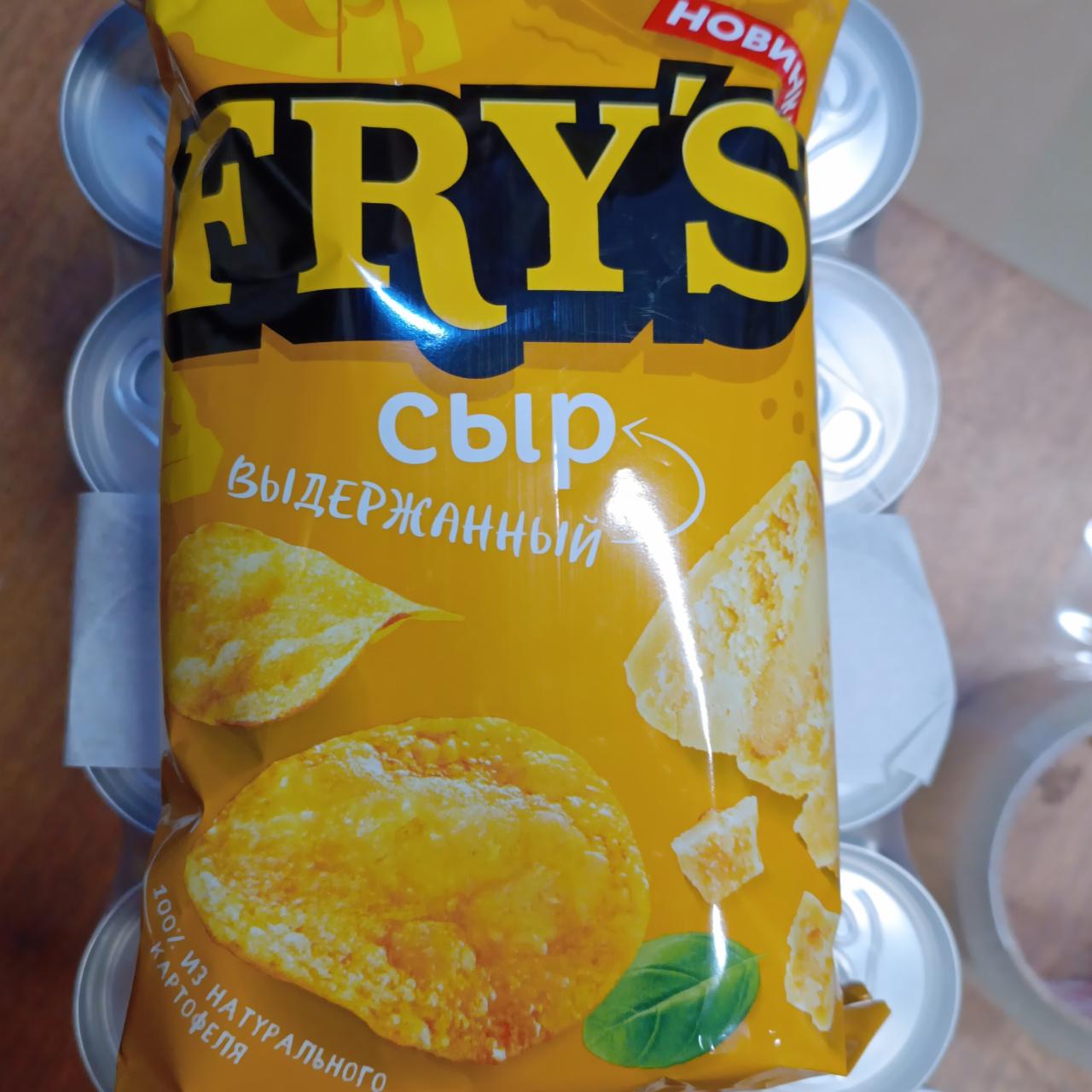 Фото - Чипсы картофельные со вкусом сыра fry's