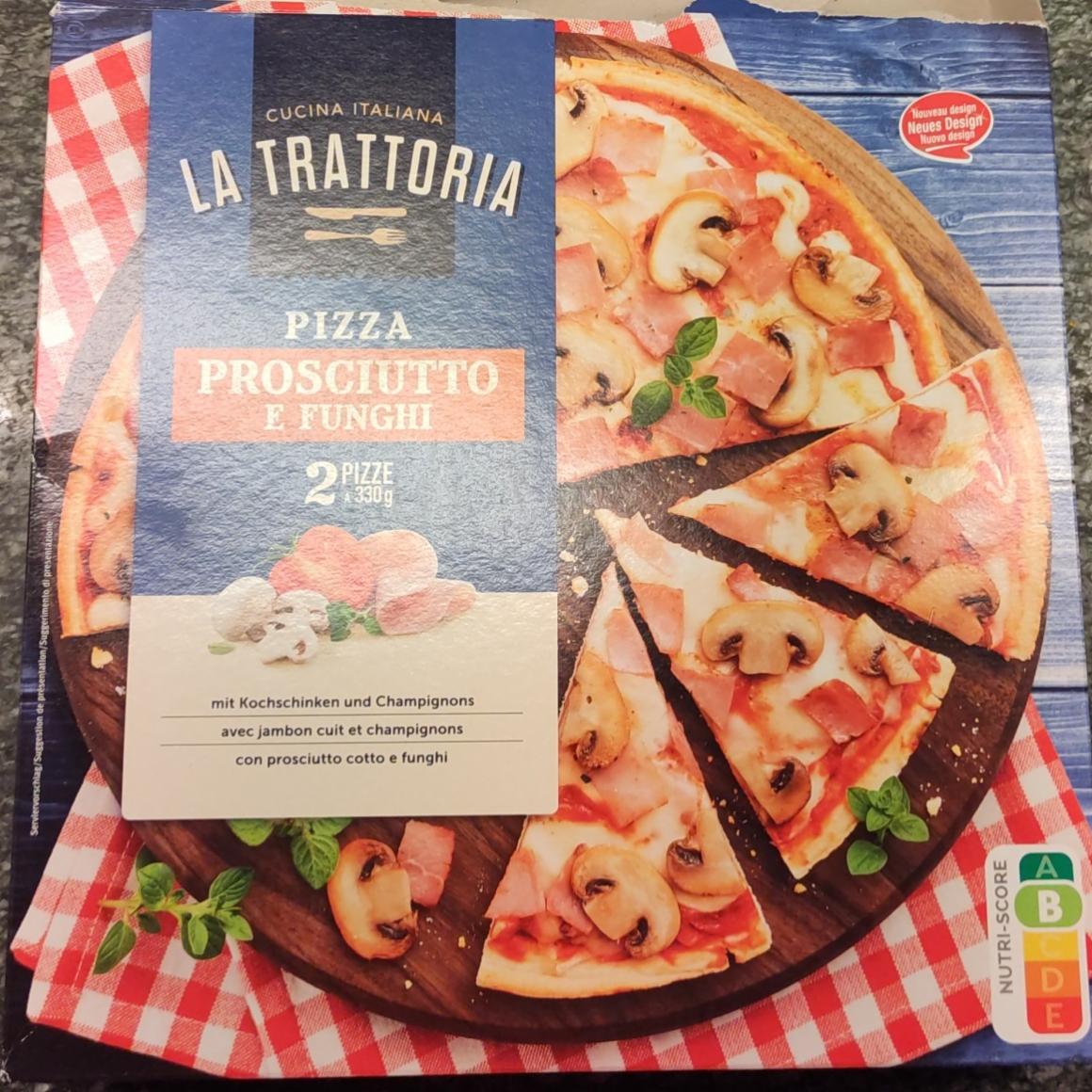 Фото - пицца прошутто с грибами La Trattoria