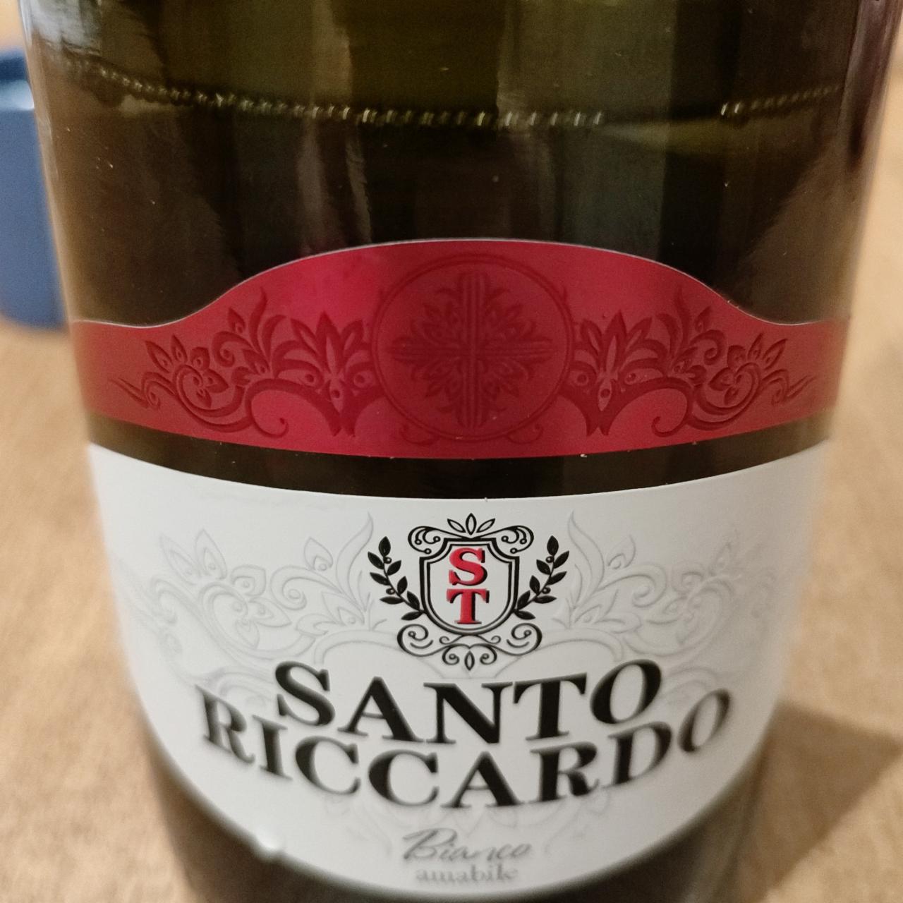 Фото - Вино игристое полусладкое белое Santo Riccardo
