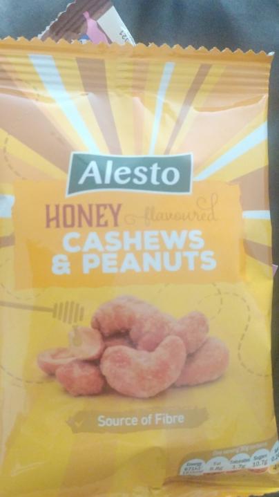 Фото - жареные орехи кешью и арахис с медом и солью Alesto