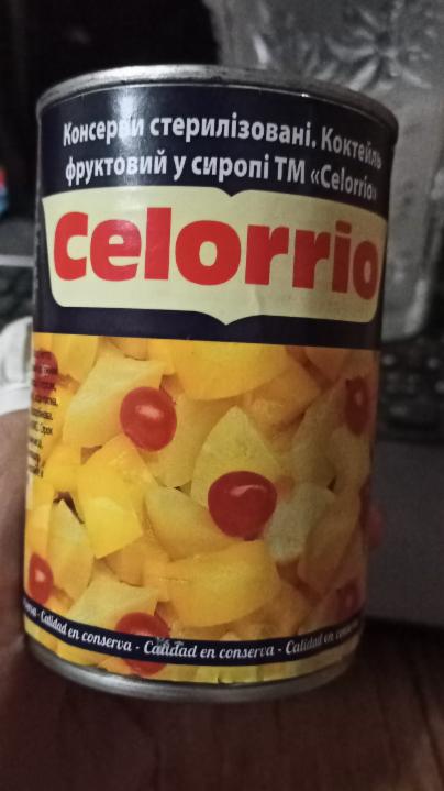 Фото - коктейль фруктовый в сиропе Celorrio