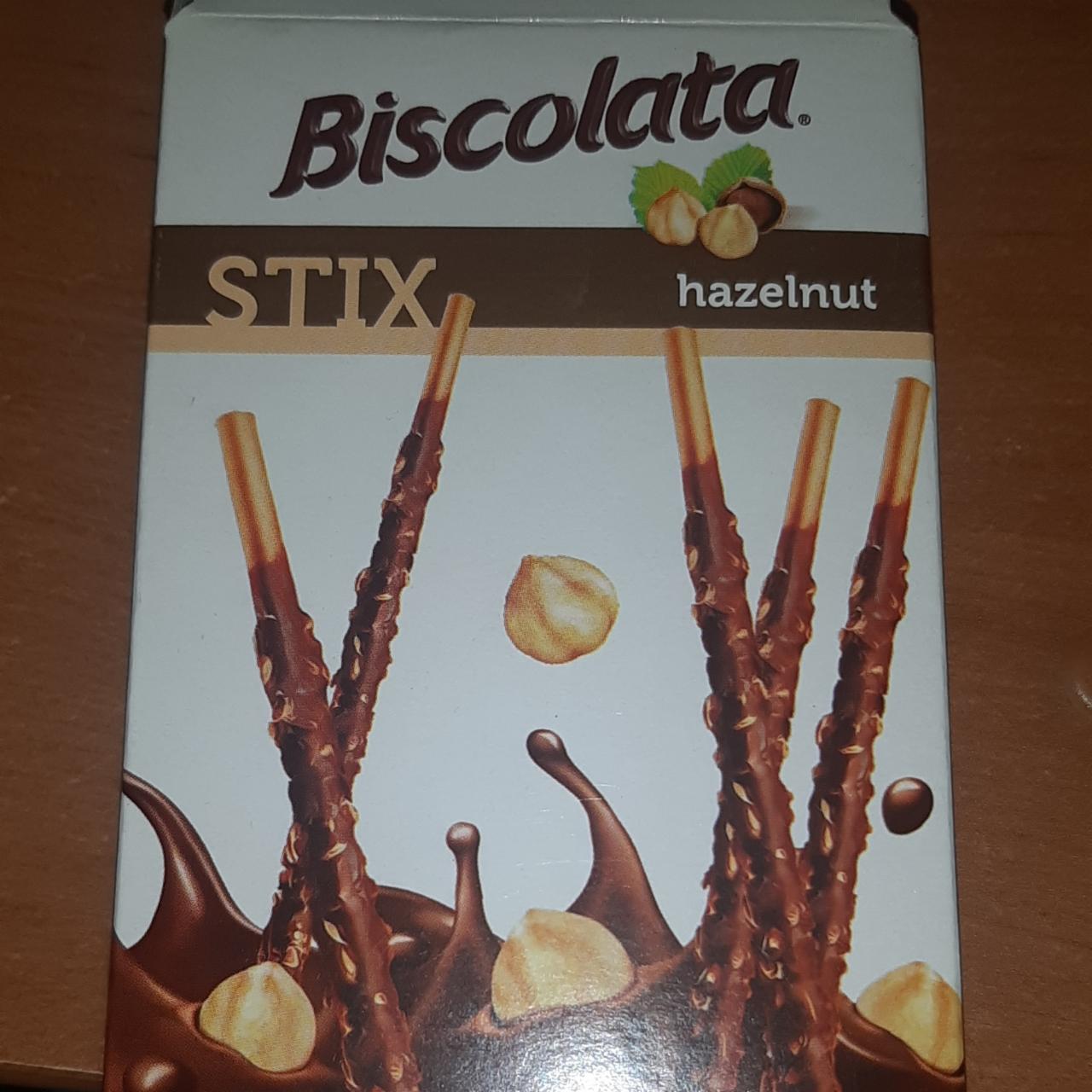 Фото - Соломка в молочном шоколаде с фундуком Stix Milky Biscolata