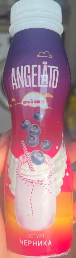Фото - Питьевой йогурт черника 2.5% Angelato