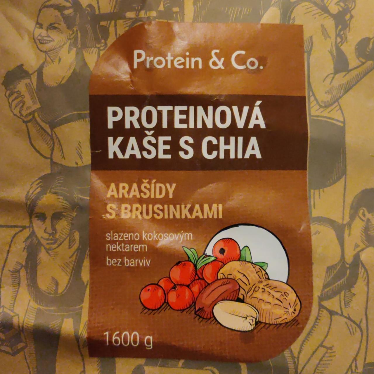 Фото - Proteinová kaše s chia, arašídy a brusinkami Protein&Co