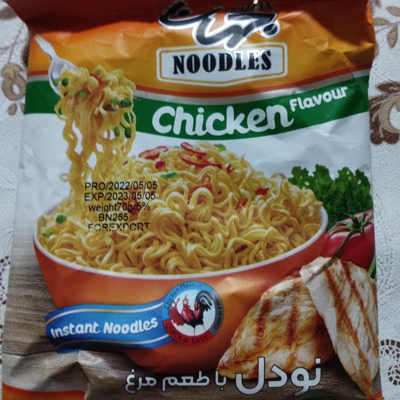 Фото - Вермишель быстрого приготовления со вкусом курицы Jahan Noodles