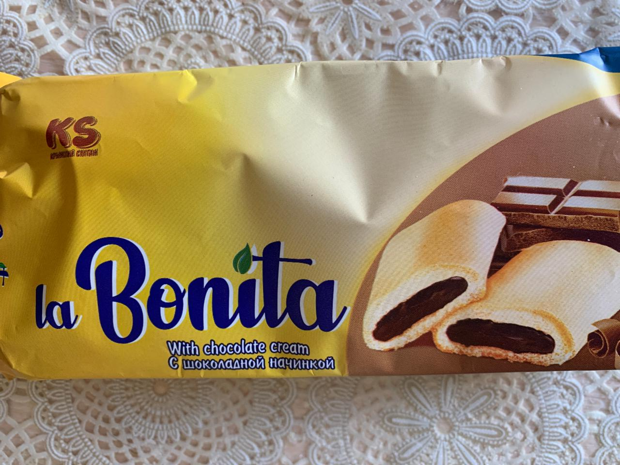 Фото - Печенье сдобное с шоколадной начинкой la Bonita Крымский султан
