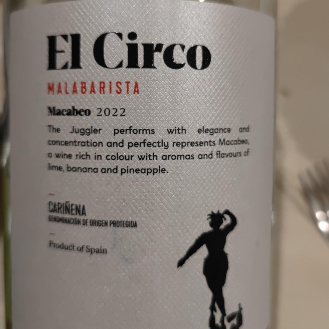 Фото - Вино белое сухое El Circo Malabarista Grandes Vinos y Viñedos