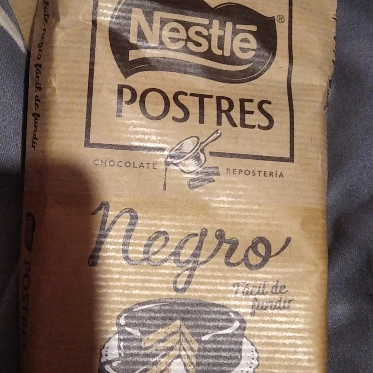 Фото - Шоколад черный Negro Postres Nestle