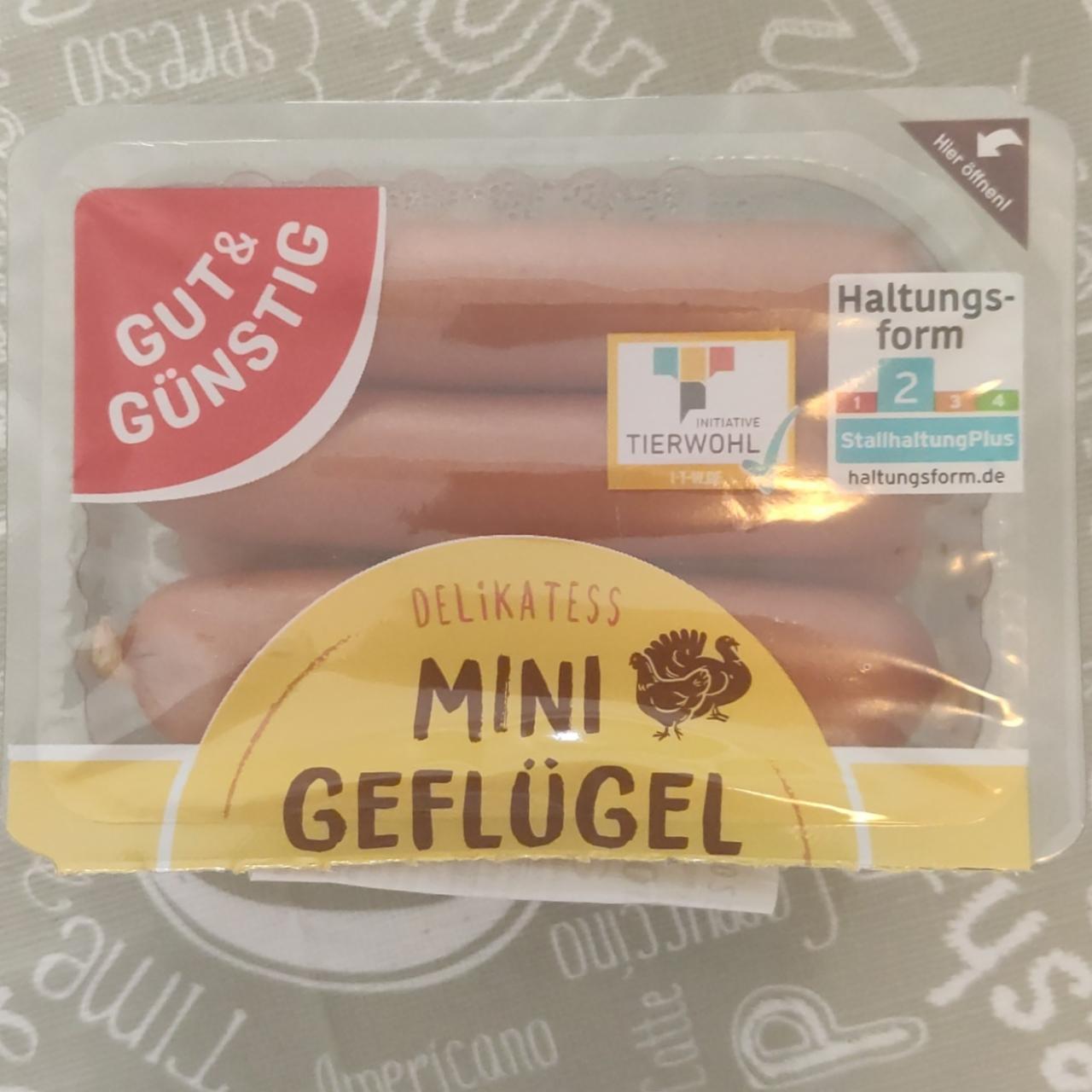 Фото - Delikatess Mini geflügel wiener Gut&Günstig