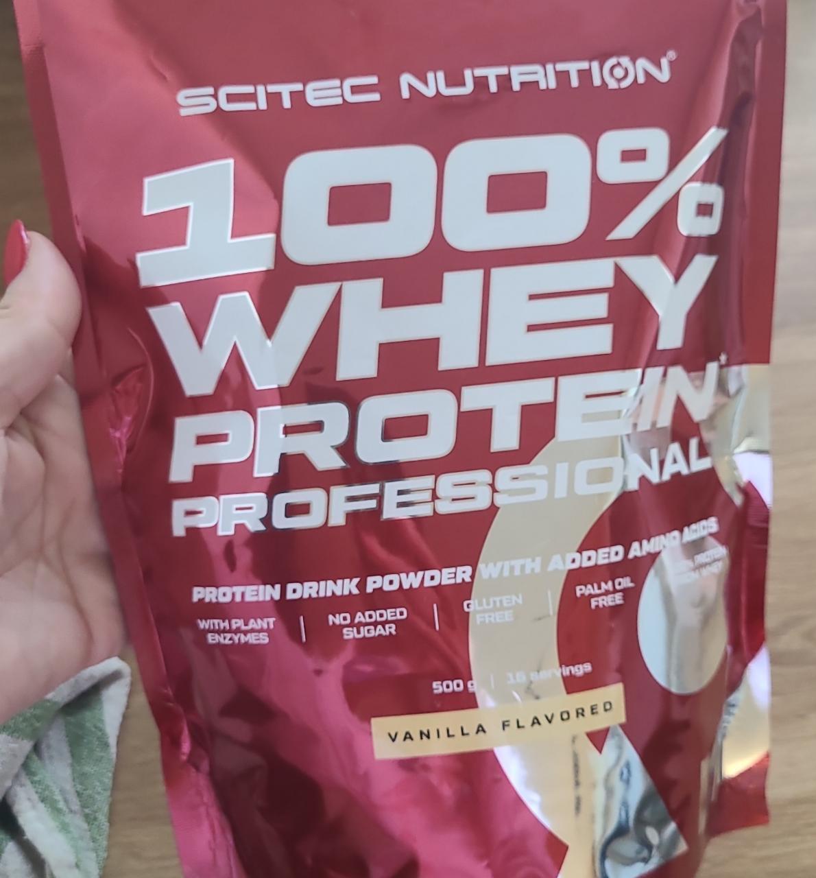 Фото - 100% whey protein Vanilla Scitec Nutrition