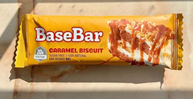 Фото - батончик протеиновый бисквит карамельный Caramel Biscuit бейз бар Base Bar
