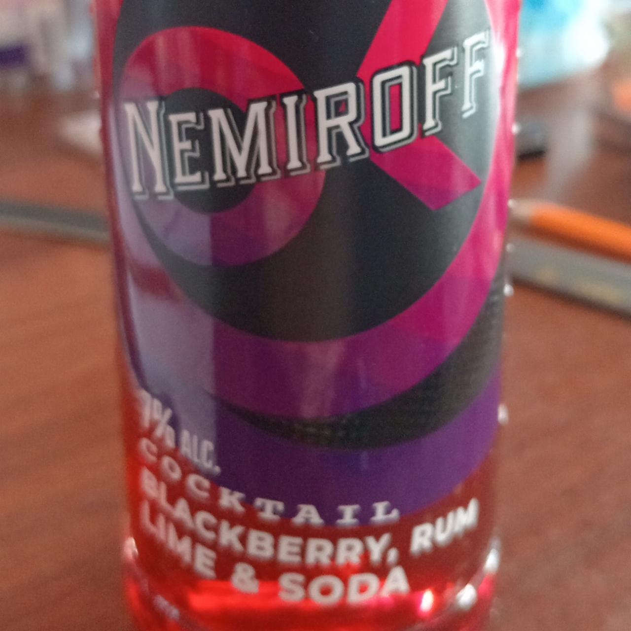 Фото - Cocktail blackberry, rum lime&soda Nemiroff