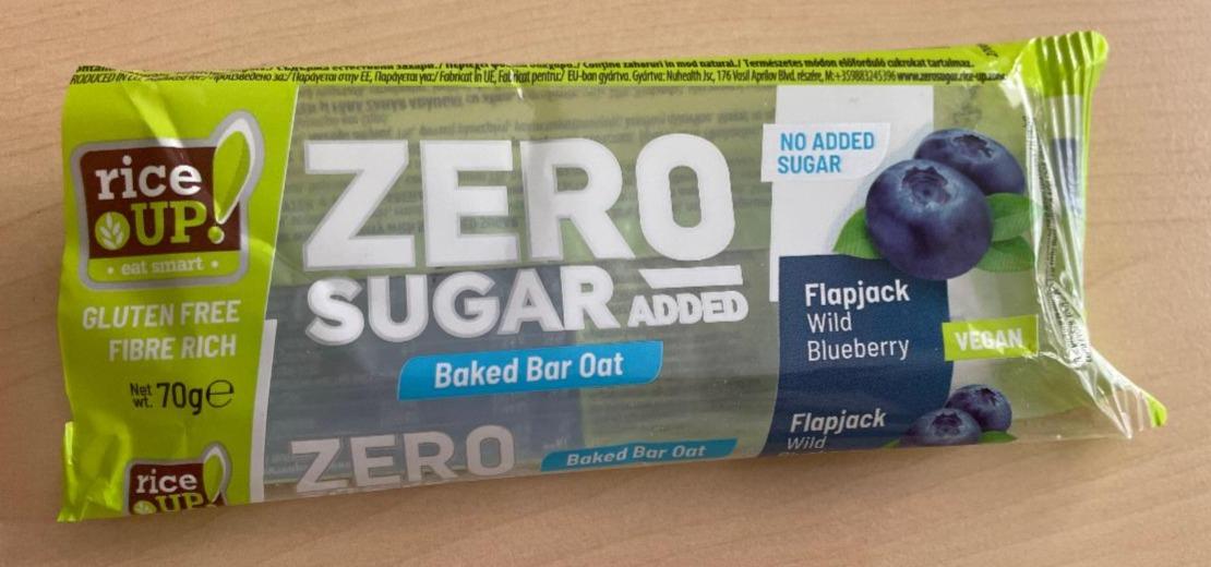 Фото - Zero Sugar Flapjack Wild Blueberry Baked Oat Bar Rice up!
