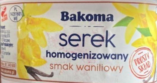 Фото - Serek homogenizowany smak waniliowy Bakoma