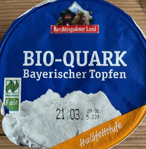 Фото - био йогурт Bio Quark Topfen 4,5% Berchtesgadener Land