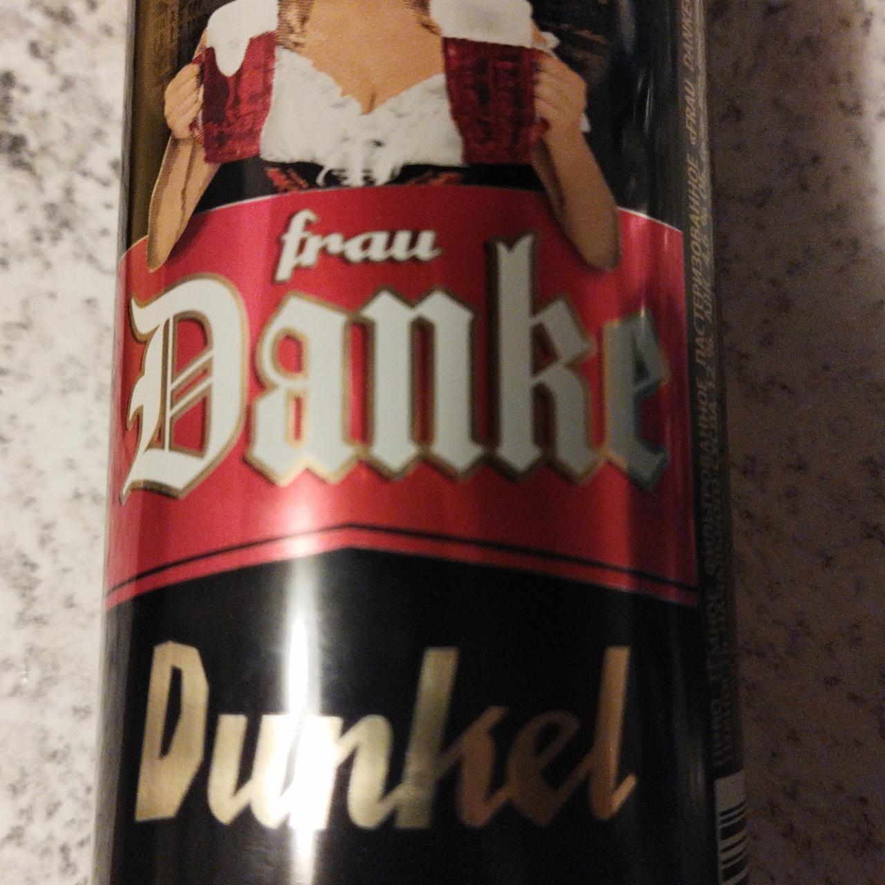 Фото - Пиво тёмное фильтрованное Frau Danke