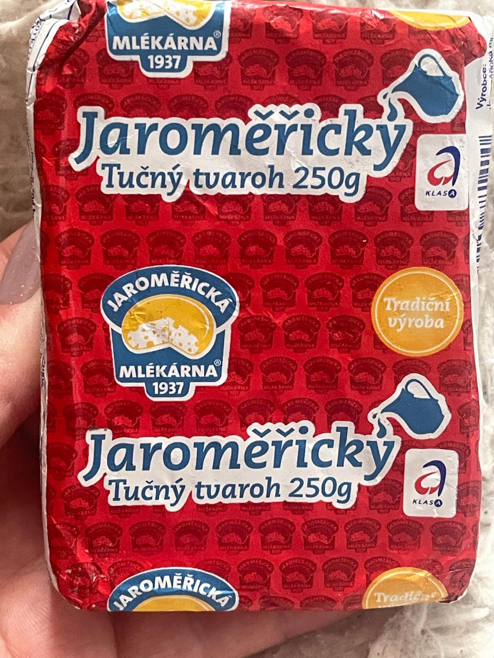 Фото - Jaroměřicky Tučný tvaroh Jaroměřická mlékárna