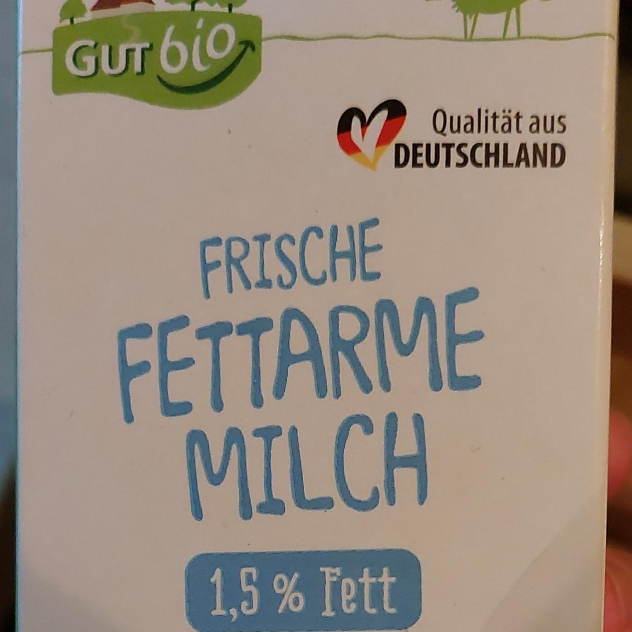 Фото - Молоко 1.5% Frische Fettarme Milch GutBio