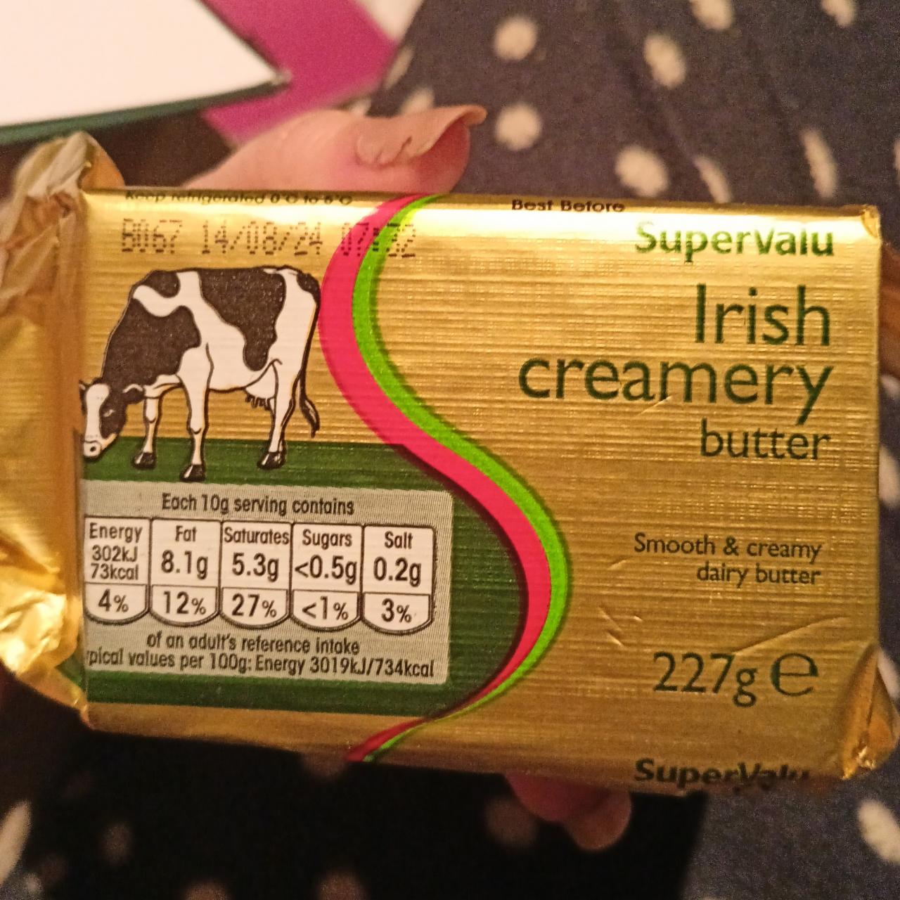 Фото - Irish creamery butter Supervalu