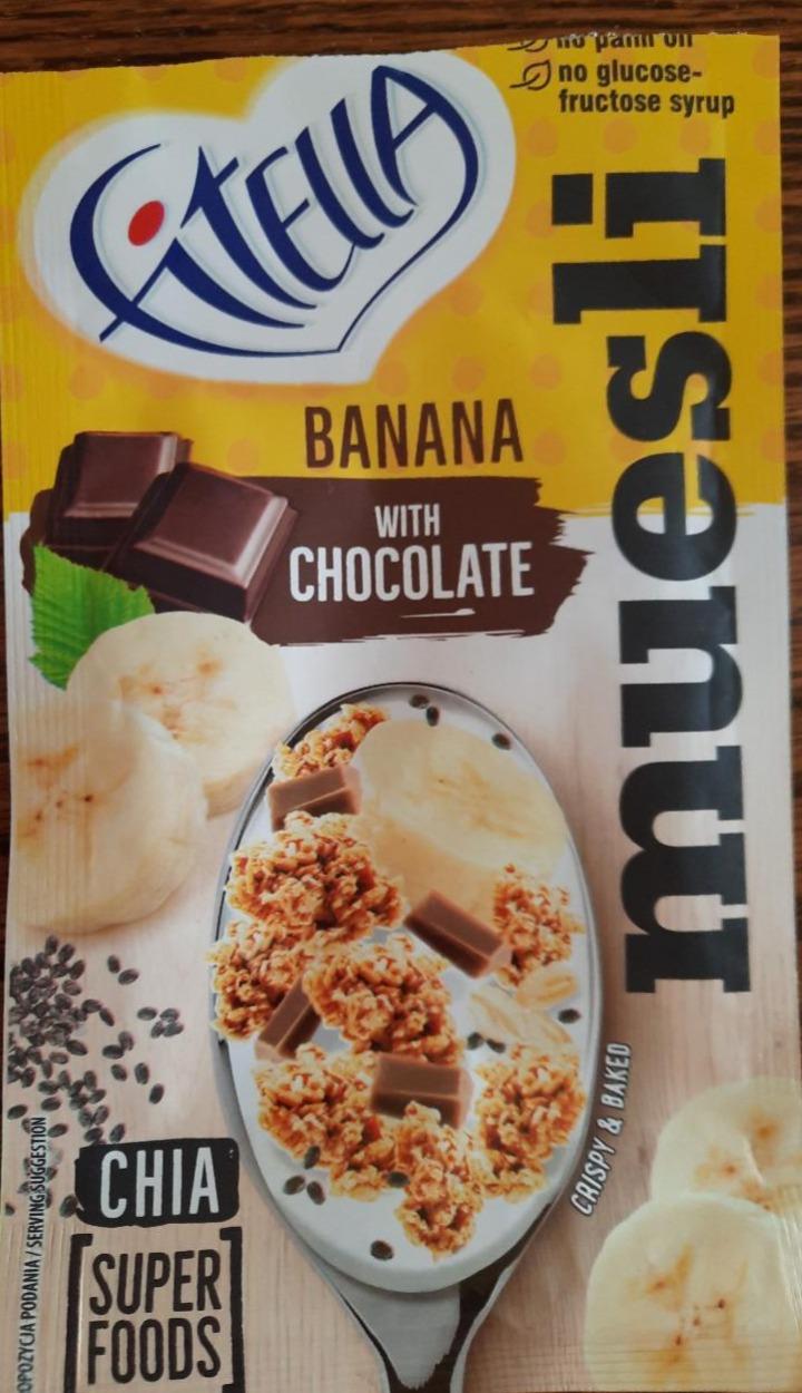 Фото - Muesli banana with chocolate Fitella