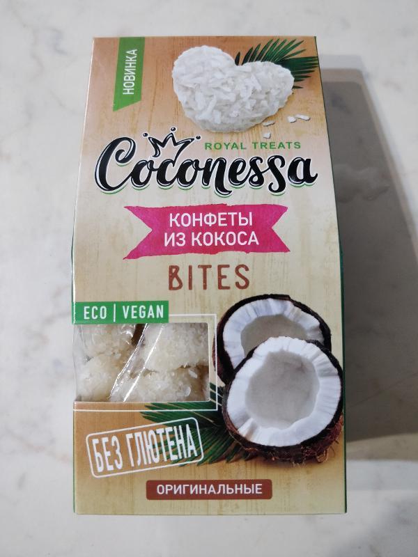 Фото - конфеты из кокоса Bites Оригинальные Coconessa