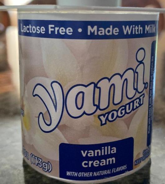 Фото - йогурт ванильный крем Yami yogurt