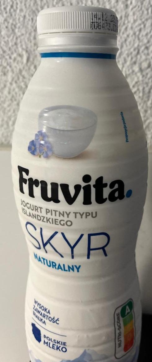 Фото - Jogurt pitny typu islandzkiego skyr naturalny Fruvita