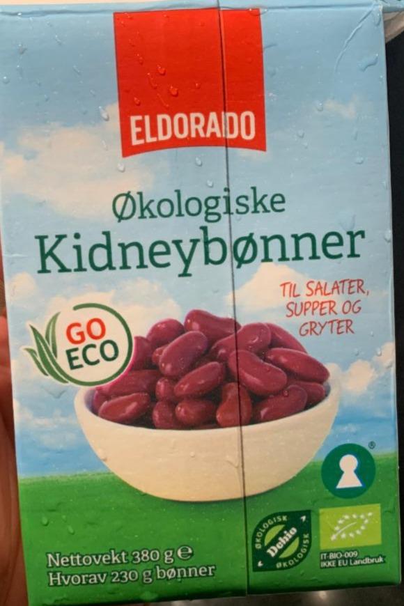 Фото - фасоль красная консервированная Økologiske Kidneybønner Eldorado