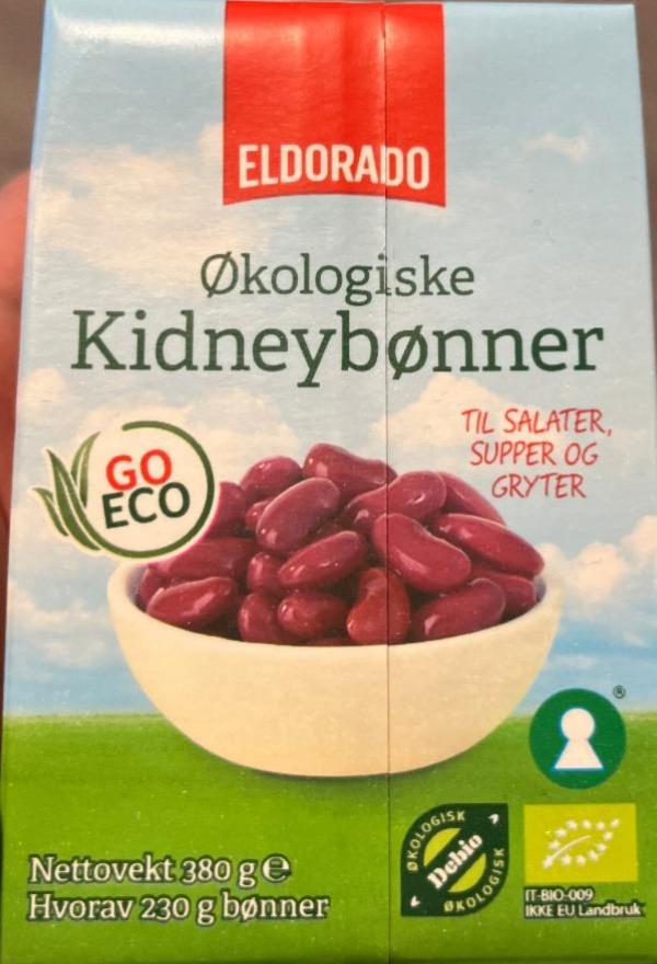 Фото - фасоль красная консервированная Økologiske Kidneybønner Eldorado