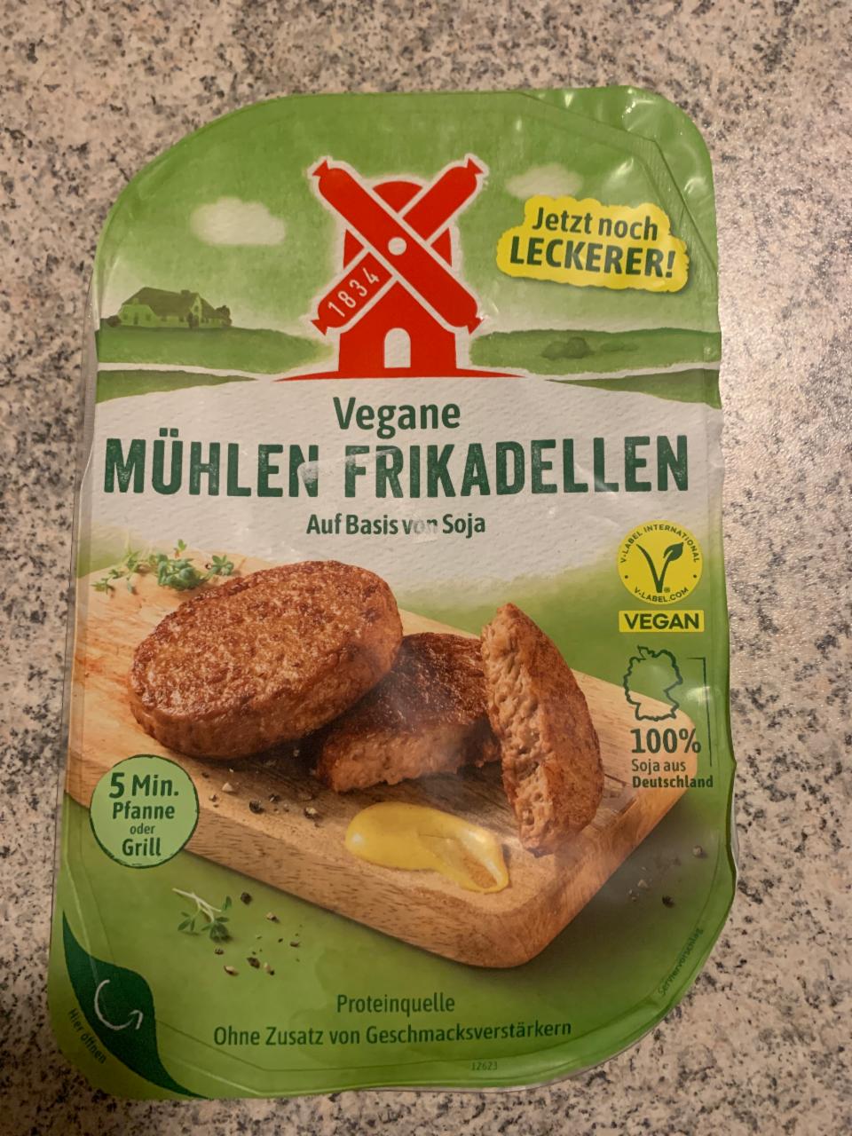 Фото - Котлета вегетарианская Vegane Mühlen Frikadellen Rügenwalder Mühle