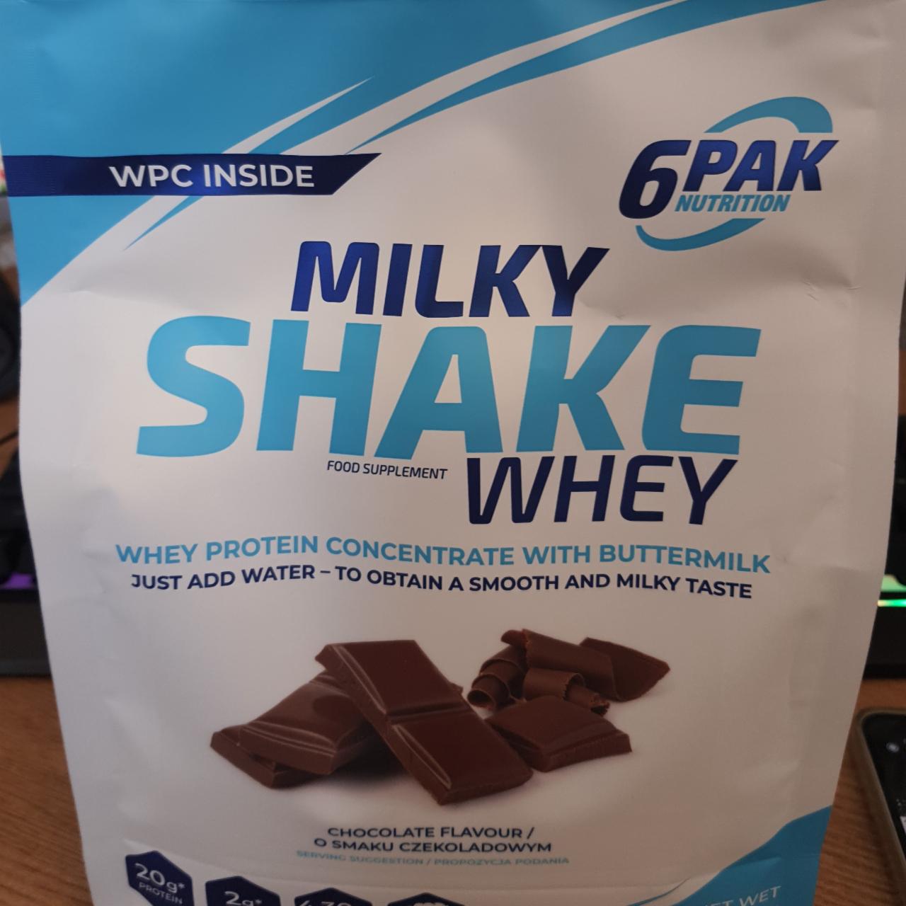 Фото - Протеин шоколад Milky Shake Whey Czekolada 6PAK Nutrition