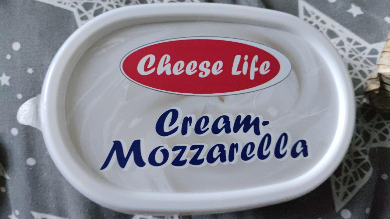 Фото - Сыр плавленый 60% пастоподобный Cream-Mozzarella Cheese Life