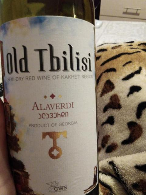 Фото - вино красное полусухое Alaverdi Old Tbilisi Старый Тбилиси