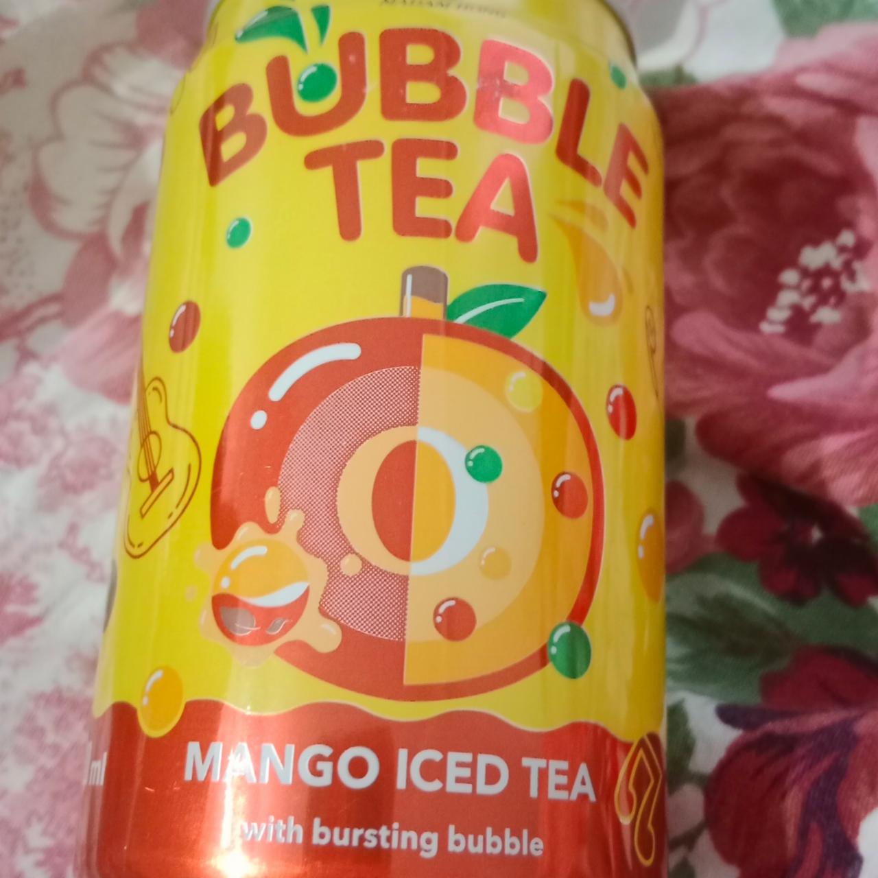 Фото - Bubble tea mango iced tea Madam Hong