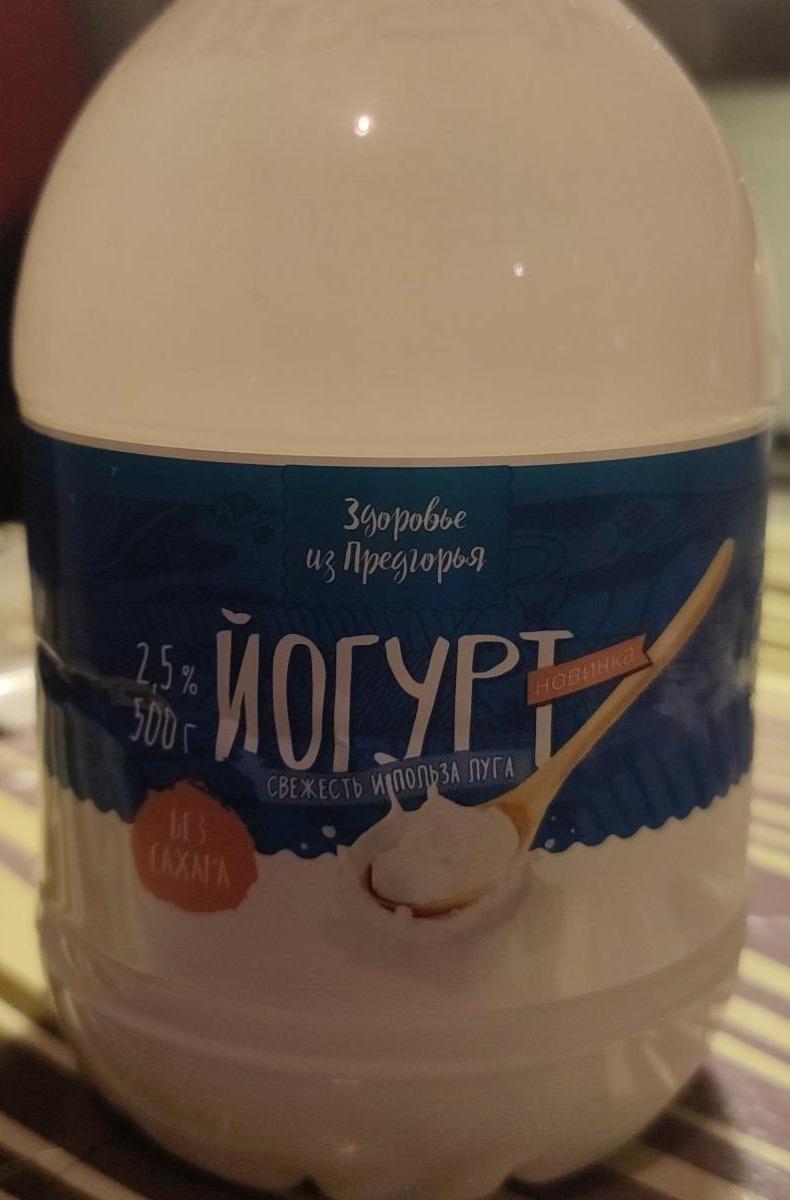 Фото - Йогурт без сахара Здоровье из Предгорья