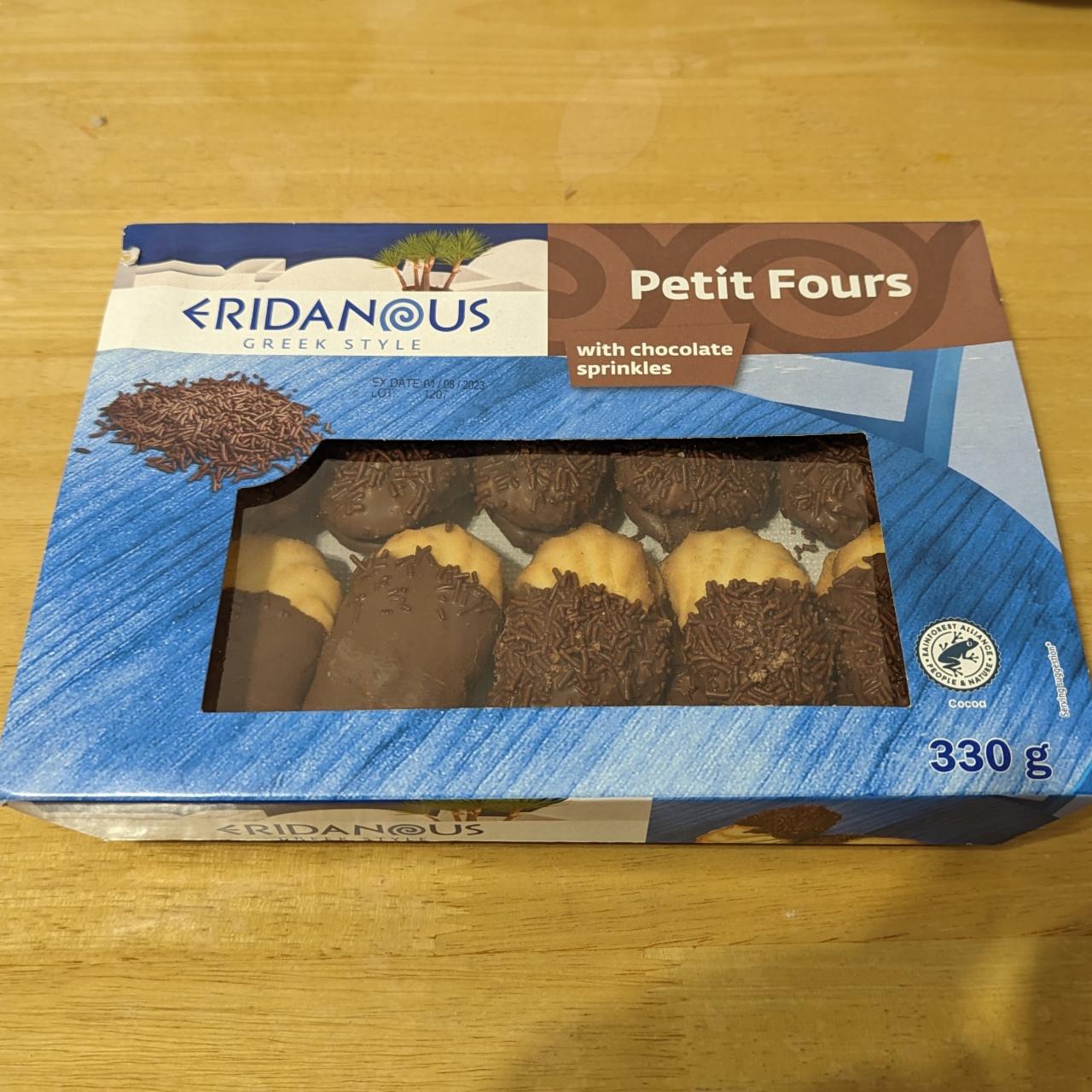 Фото - Печенье в шоколаде Petit Fours with chocolate sprinkles Eridanous