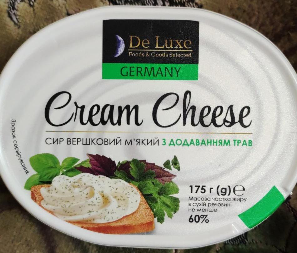 Фото - Сыр сливочный мягкий с добавлением трав Cream Cheese De Luxe