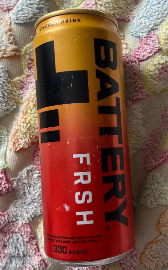 Фото - напиток безалкогольный энергетический сильногазированный Battery FRSH