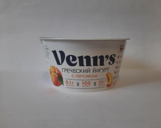 Фото - Греческий йогурт с персиком Venn's