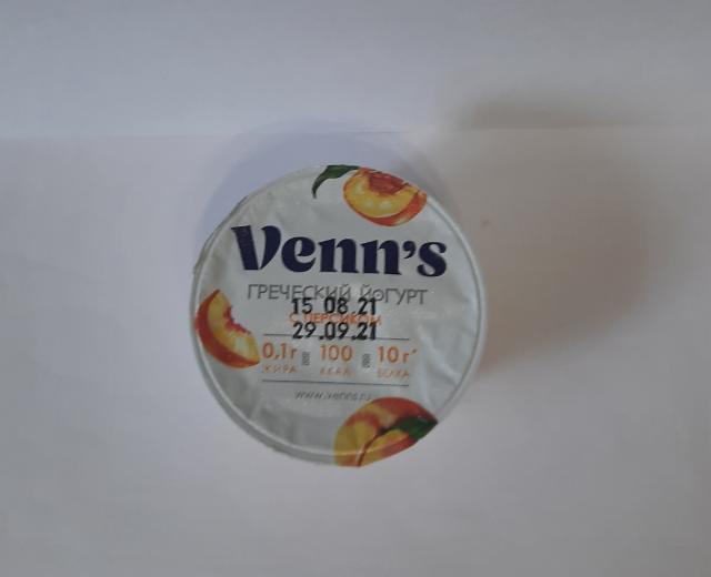 Фото - Греческий йогурт с персиком Venn's