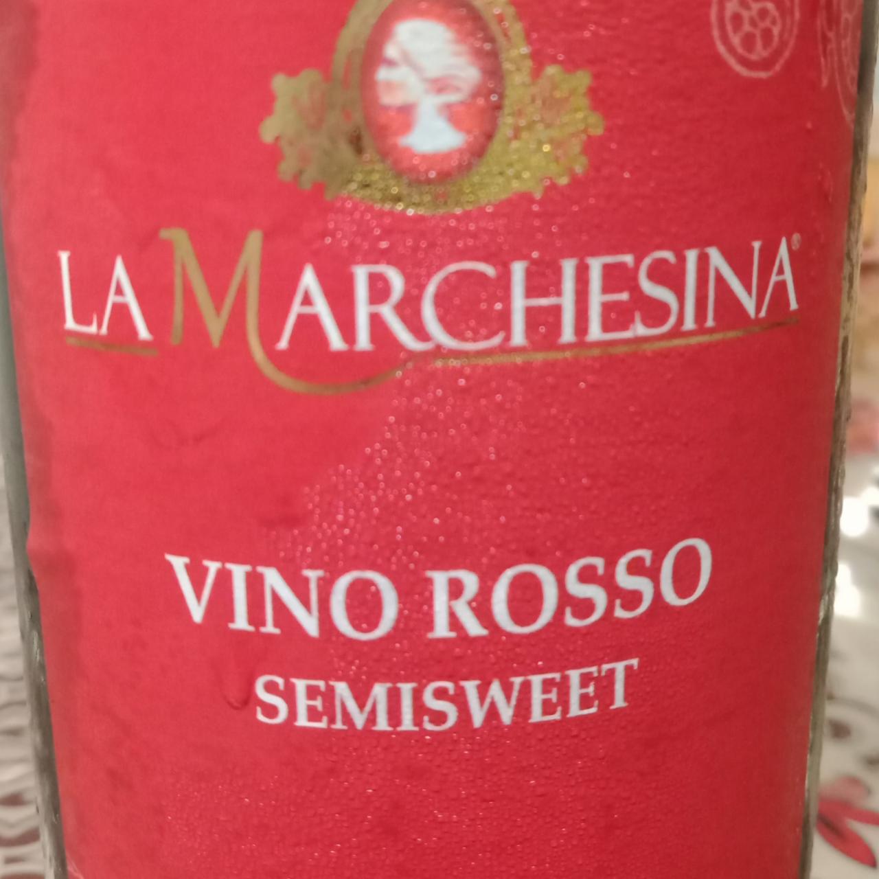 Фото - Вино красное полусладкое Rosso La Marchesina