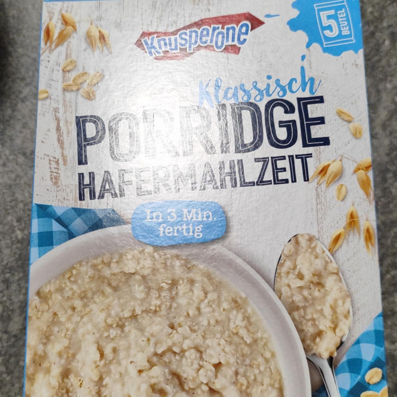 Фото - Porridge Klassisch Hafermahlzeit Knusperone
