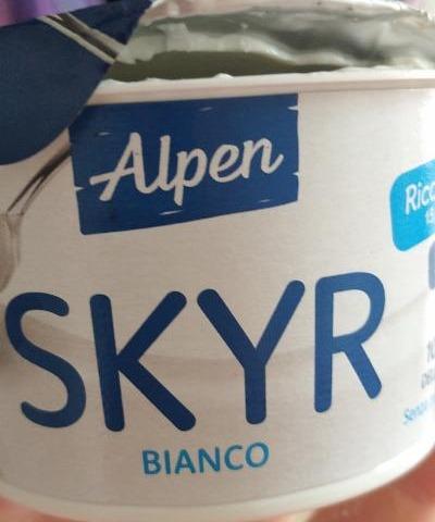 Фото - сырок обезжиренный skyr bianco Alpen