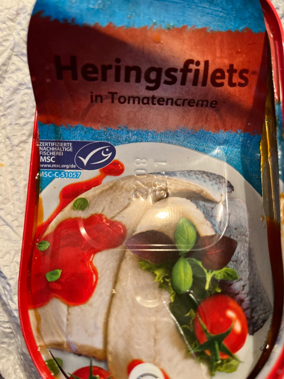 Фото - Филе сельди в томатном соусе Heringsfilets In Tomatencreme Nixe